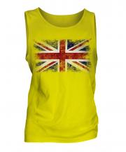 Union Jack Distressed Flag Mens Vest