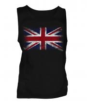 Union Jack Distressed Flag Mens Vest