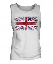 Union Jack Distressed Flag Mens Vest