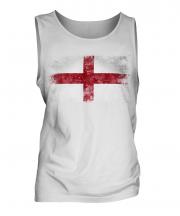 England St George Distressed Flag Mens Vest