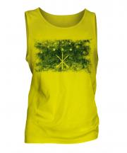 Adygea Distressed Flag Mens Vest