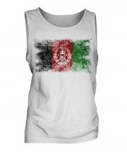 Afghanistan Distressed Flag Mens Vest