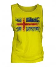 Aland Distressed Flag Mens Vest