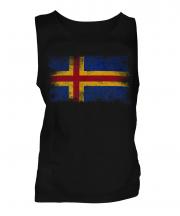 Aland Distressed Flag Mens Vest
