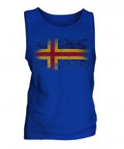 Aland Distressed Flag Mens Vest