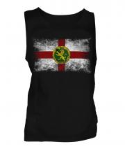 Alderney Distressed Flag Mens Vest