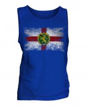 Alderney Distressed Flag Mens Vest