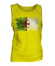 Algeria Distressed Flag Mens Vest