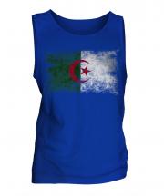 Algeria Distressed Flag Mens Vest
