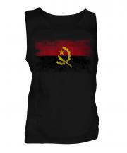 Angola Distressed Flag Mens Vest