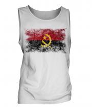 Angola Distressed Flag Mens Vest