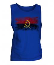 Angola Distressed Flag Mens Vest