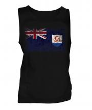 Anguilla Distressed Flag Mens Vest