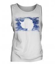 Antartica Distressed Flag Mens Vest