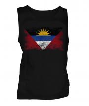 Antigua And Barbuda Distressed Flag Mens Vest