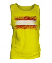 Austria Distressed Flag Mens Vest
