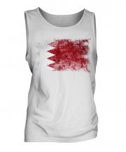 Bahrain Distressed Flag Mens Vest