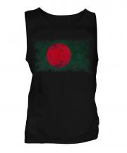 Bangladesh Distressed Flag Mens Vest