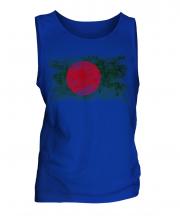 Bangladesh Distressed Flag Mens Vest