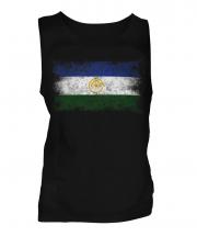 Bashkortostan Distressed Flag Mens Vest