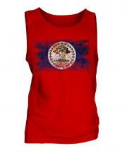 Belize Distressed Flag Mens Vest