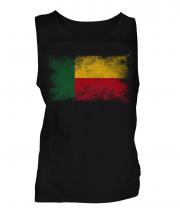 Benin Distressed Flag Mens Vest