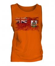 Bermuda Distressed Flag Mens Vest