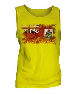 Bermuda Distressed Flag Mens Vest