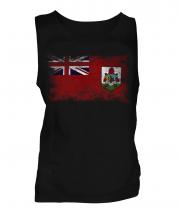 Bermuda Distressed Flag Mens Vest