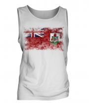 Bermuda Distressed Flag Mens Vest