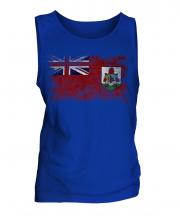 Bermuda Distressed Flag Mens Vest