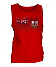 Bermuda Distressed Flag Mens Vest