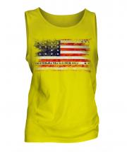 Bikini Atoll Distressed Flag Mens Vest
