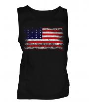 Bikini Atoll Distressed Flag Mens Vest
