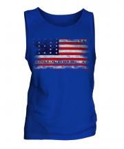 Bikini Atoll Distressed Flag Mens Vest