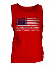 Bikini Atoll Distressed Flag Mens Vest