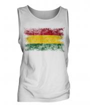 Bolivia Distressed Flag Mens Vest