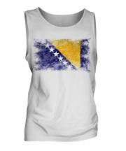 Bosnia And Herzegovina Distressed Flag Mens Vest