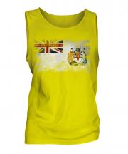 British Antartic Territory Distressed Flag Mens Vest