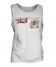 British Antartic Territory Distressed Flag Mens Vest