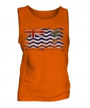 British Indian Ocean Territory Distressed Flag Mens Vest