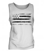Brittany Distressed Flag Mens Vest