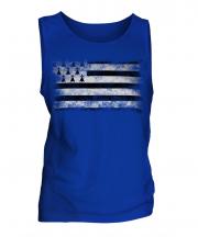Brittany Distressed Flag Mens Vest