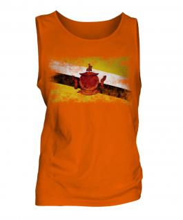 Brunei Distressed Flag Mens Vest