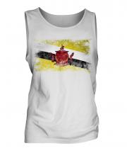 Brunei Distressed Flag Mens Vest