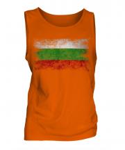 Bulgaria Distressed Flag Mens Vest