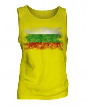 Bulgaria Distressed Flag Mens Vest
