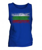 Bulgaria Distressed Flag Mens Vest