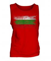 Bulgaria Distressed Flag Mens Vest