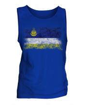 Buryatia Distressed Flag Mens Vest